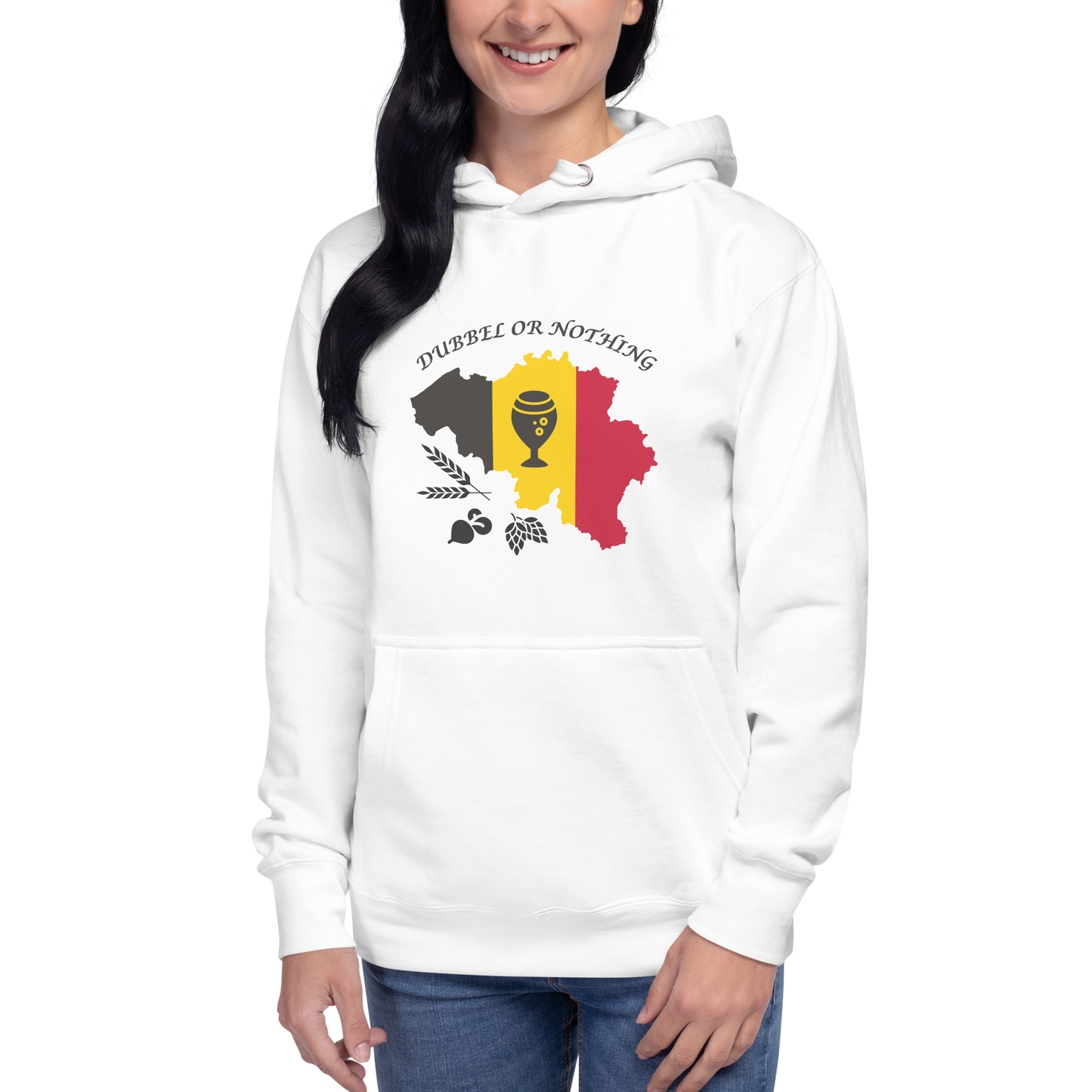 Dubbel or Nothing Belgium Beer Hoodie