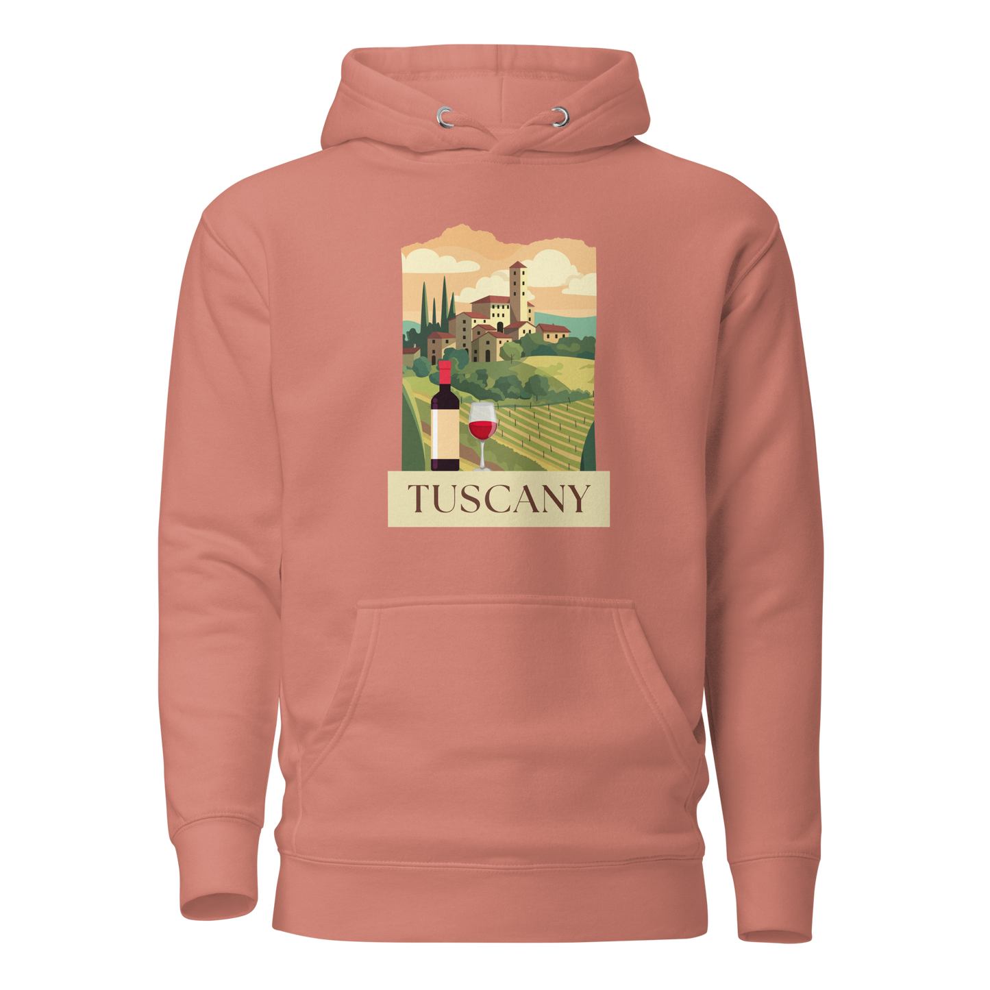 Tuscany Italy Wine Hoodie