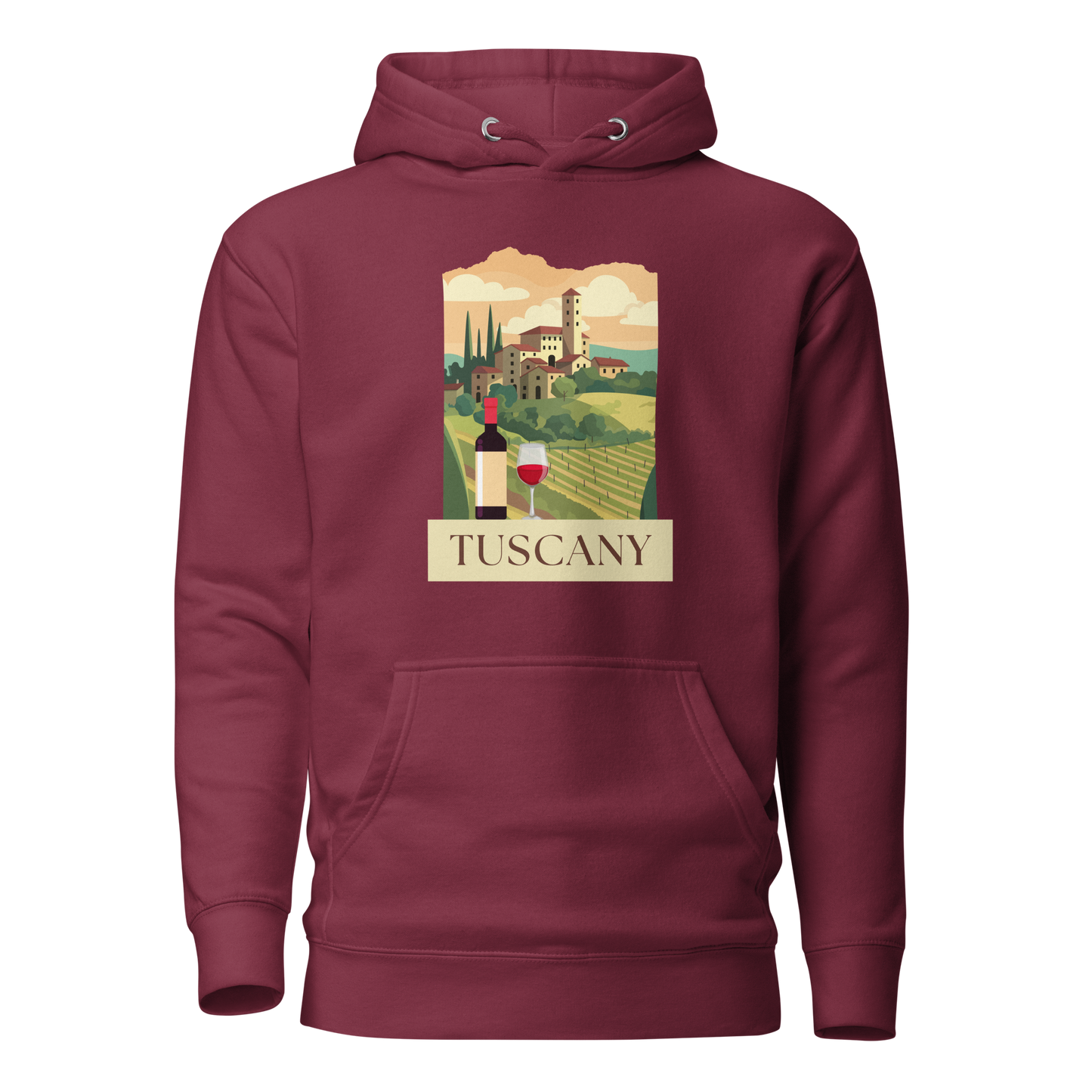 Tuscany Italy Wine Hoodie