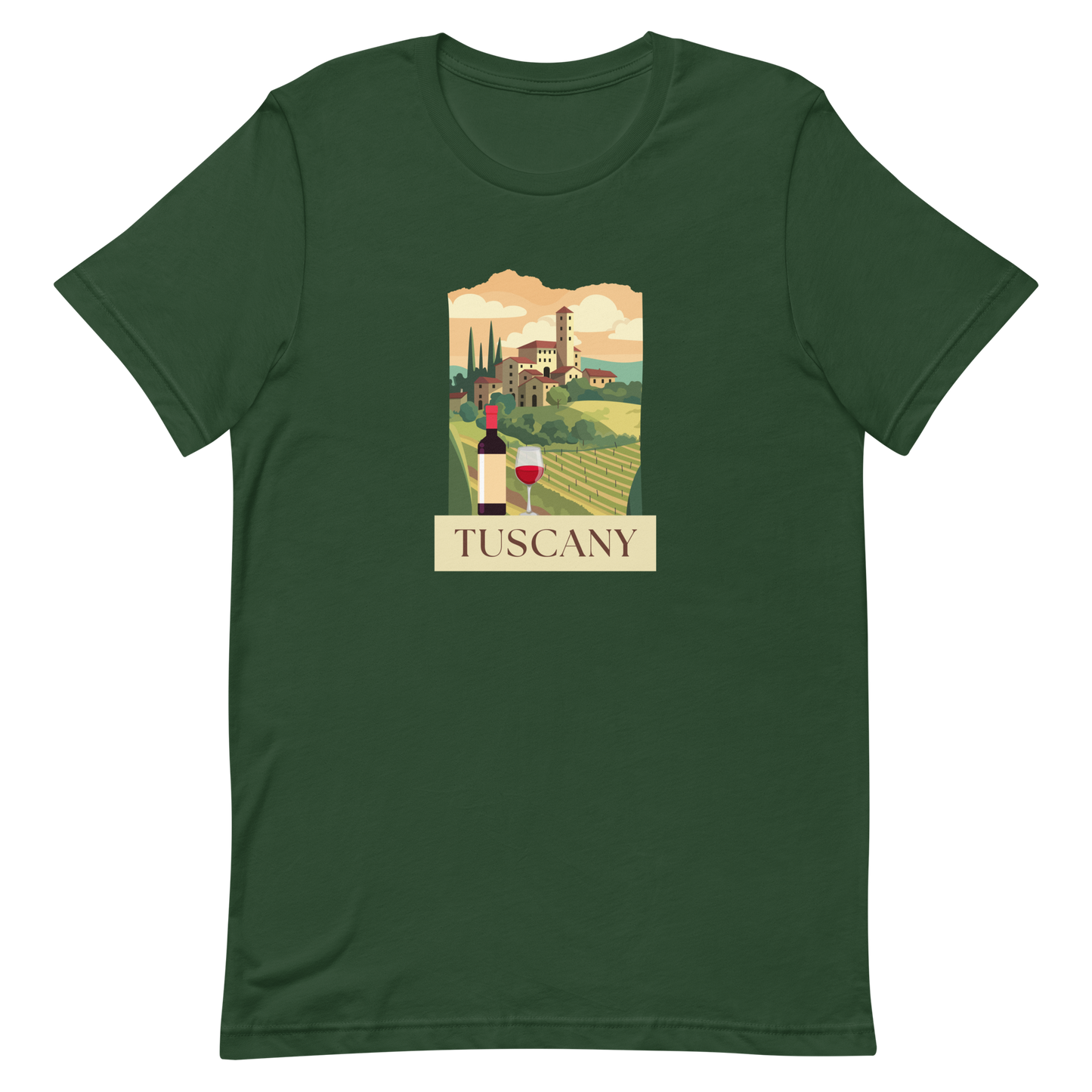 Tuscany Italy Wine T-Shirt